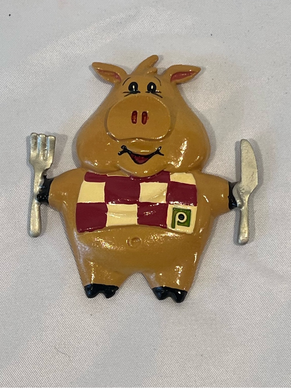 Vintage Publix Pig Fridge Magnet Grocery Advertising Collectible